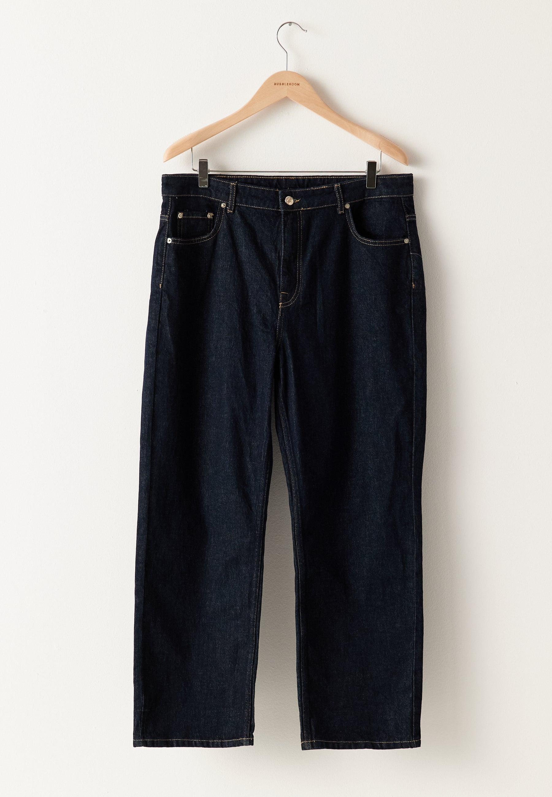 BUBBLEROOM High Straight Ankle Jeans