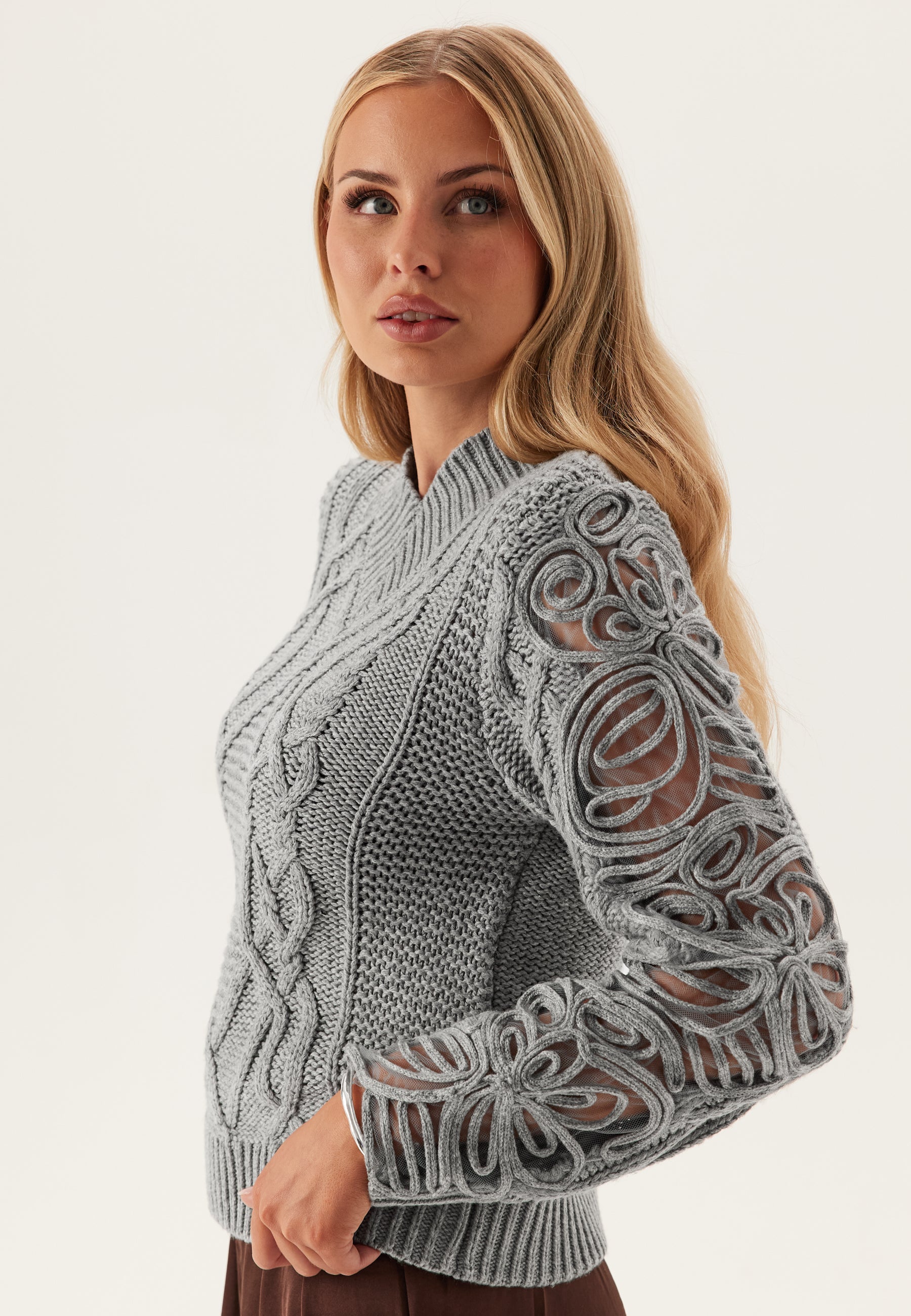 OBJECT Objelisse Knit L/S RE PULLOVER