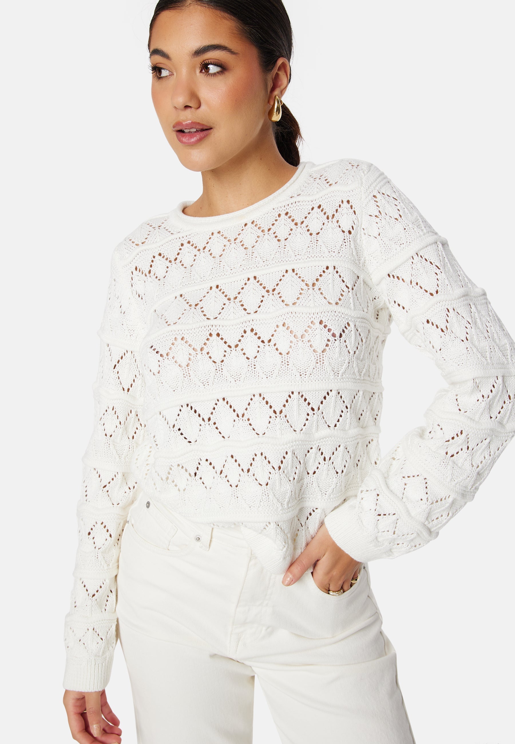 Object Collectors Item Liva L/S O-Neck Knit Pullover