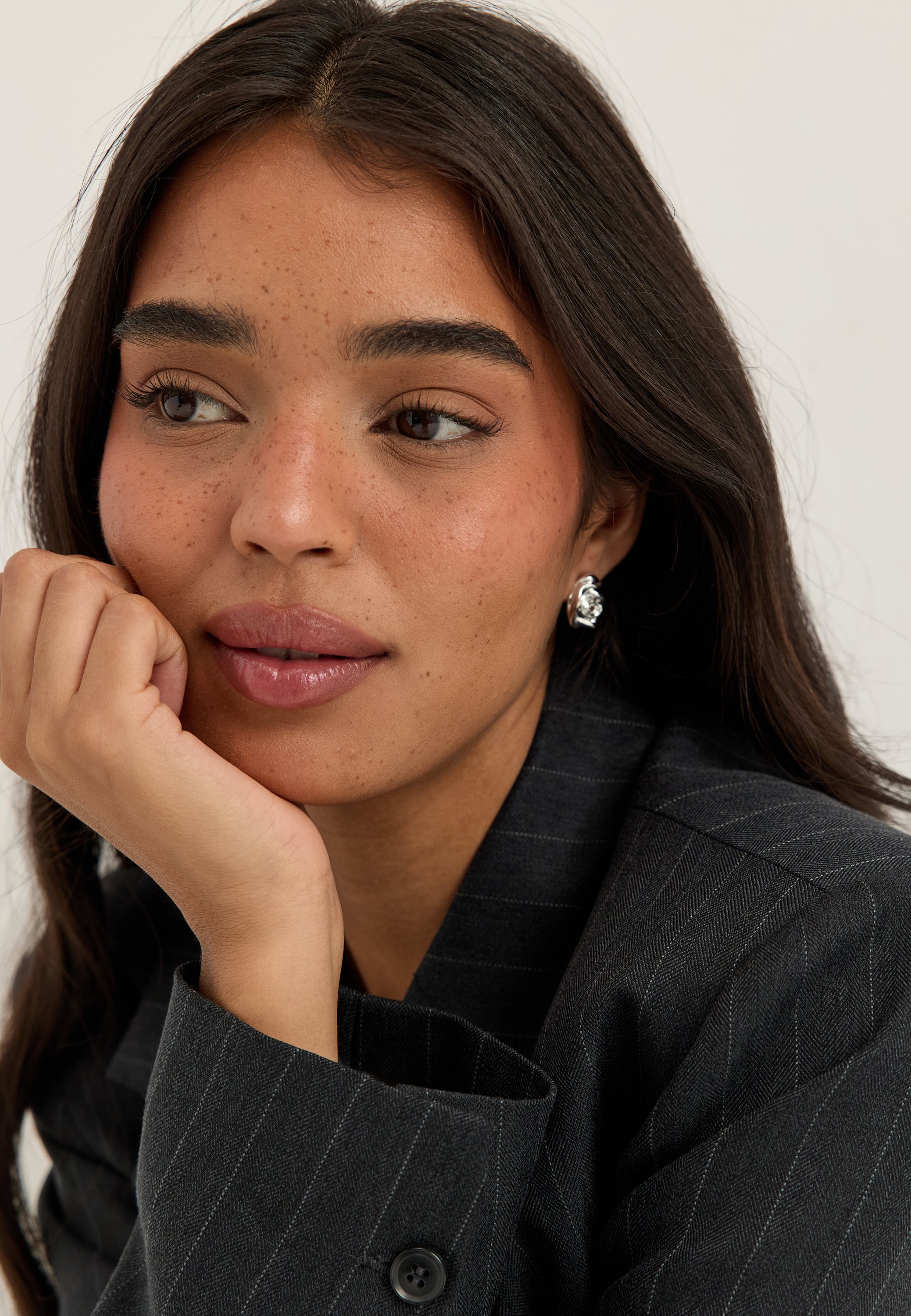 PILGRIM Inner Earrings Silver-plated