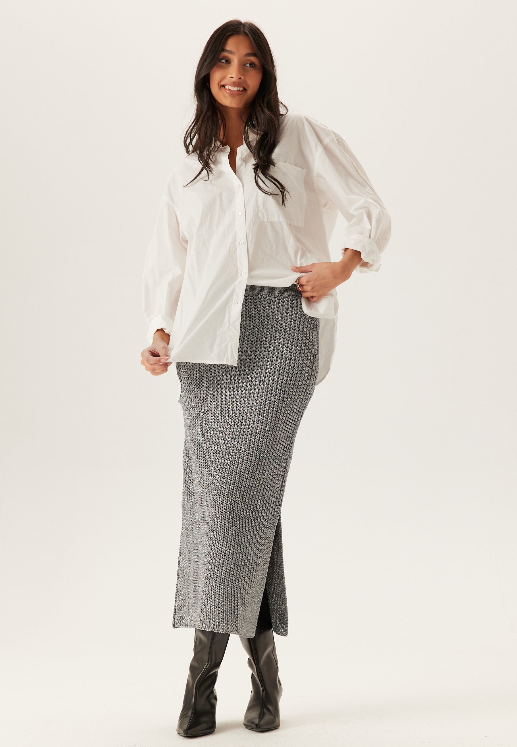 Object Collectors Item Objkora Knit Mw Re Skirt