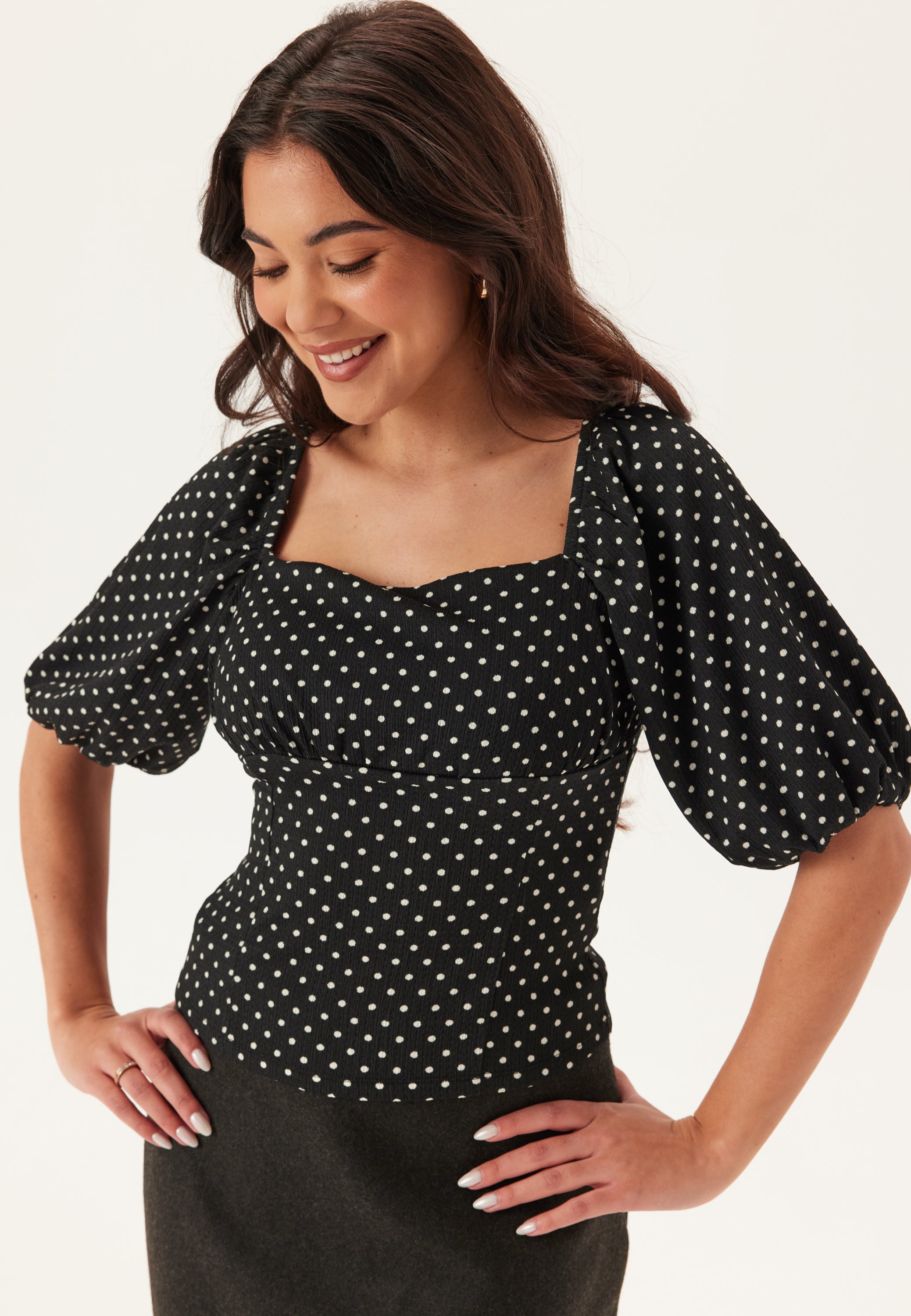 Bubbleroom Volume Sleeve Top
