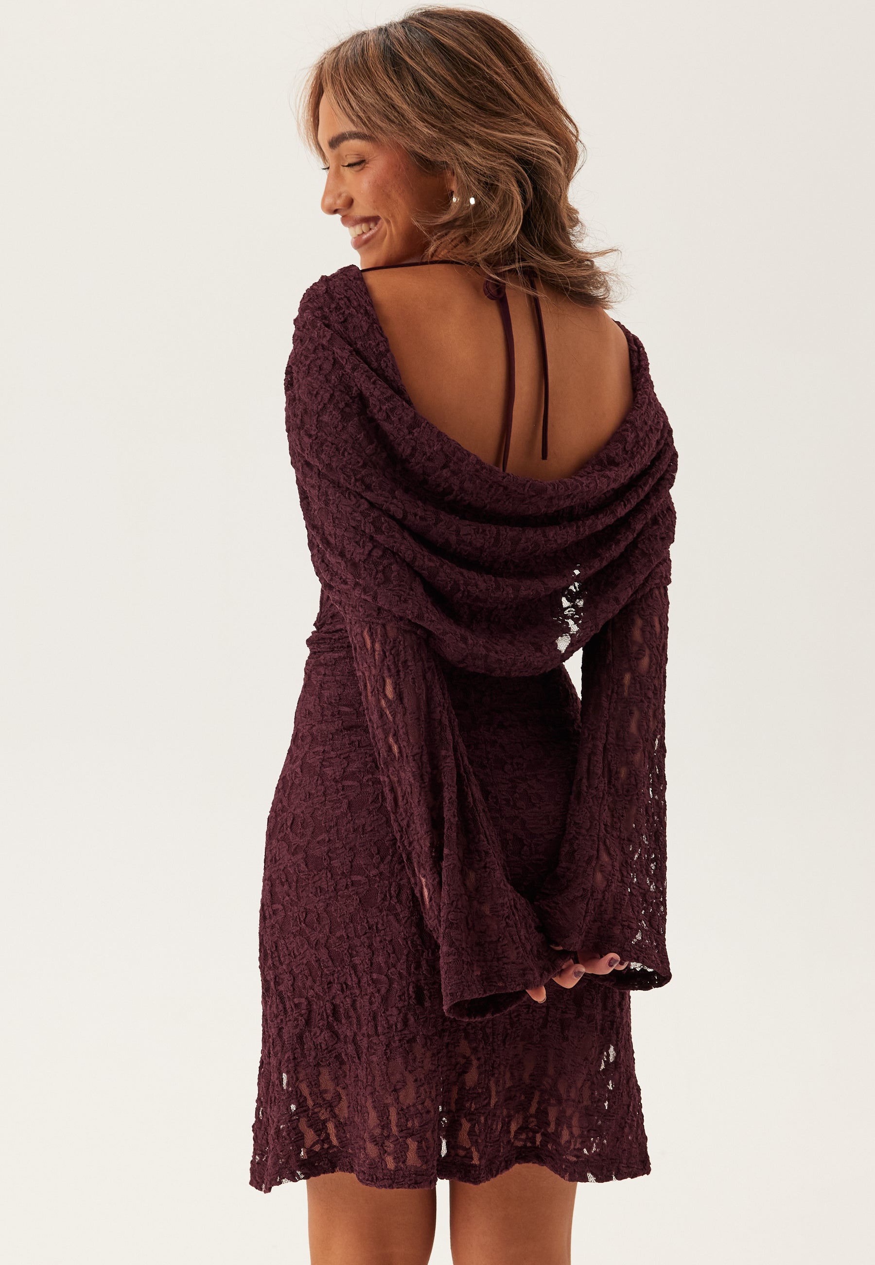 BUBBLEROOM Drapy Lace Dress