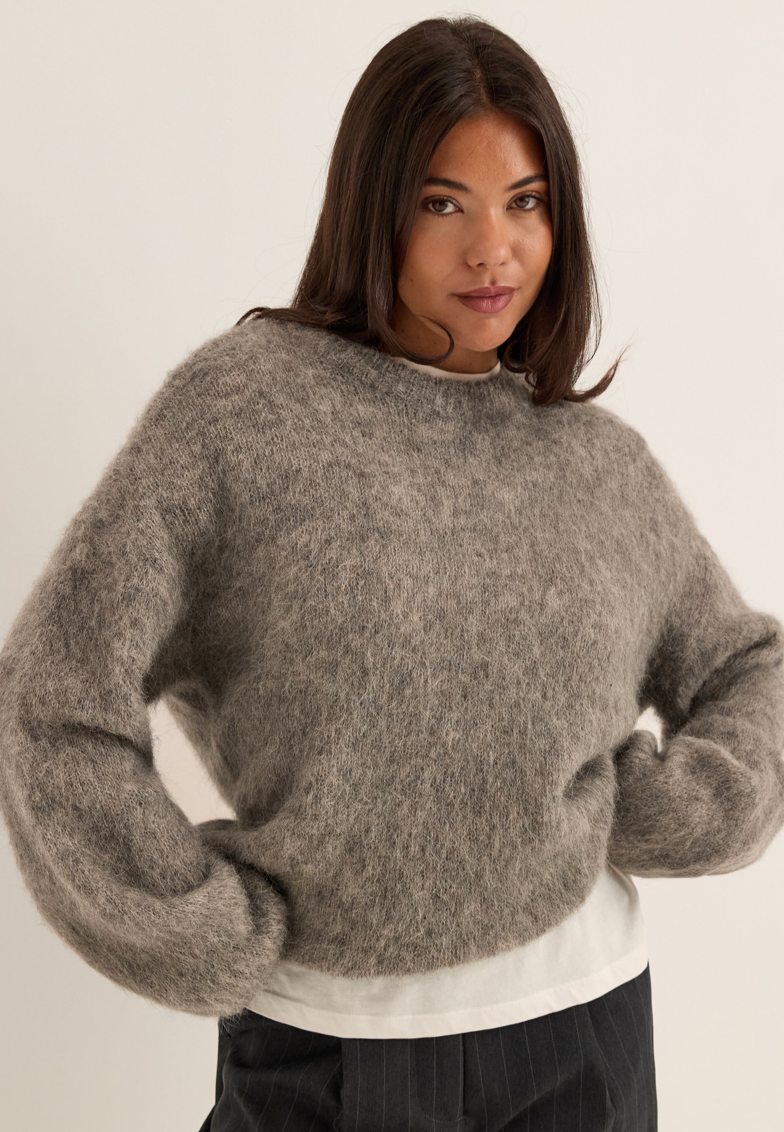 OBJECTCOLLECTORSITEM Objharry L/S LO KNIT PULLOVER