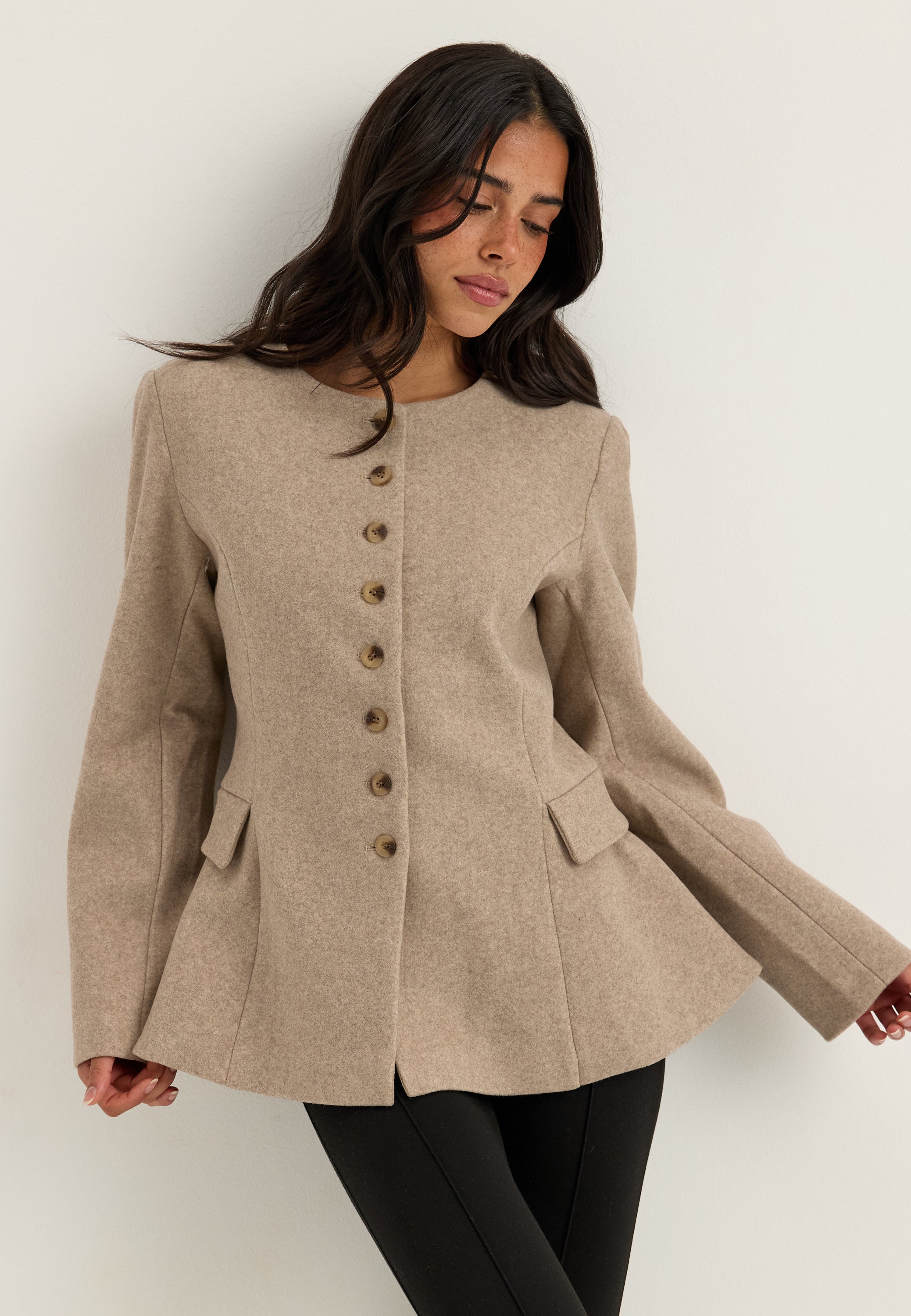 VILA Vizikka L/S WAIST JACKET
