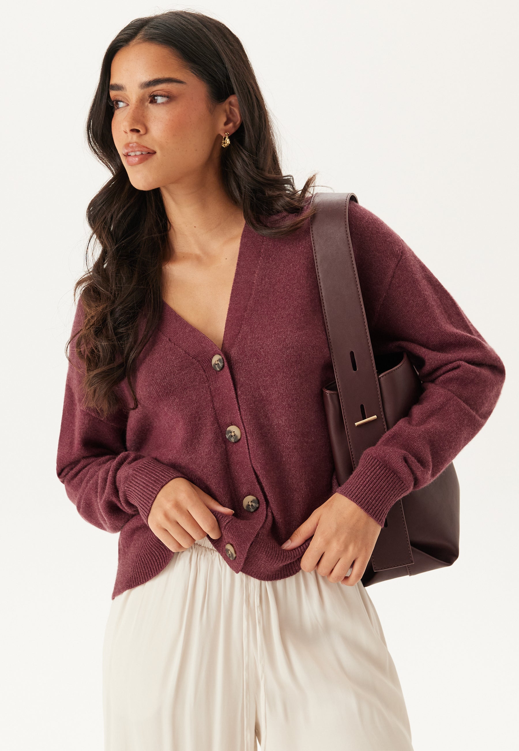 VILA Viril V-neck Knit Cardigan