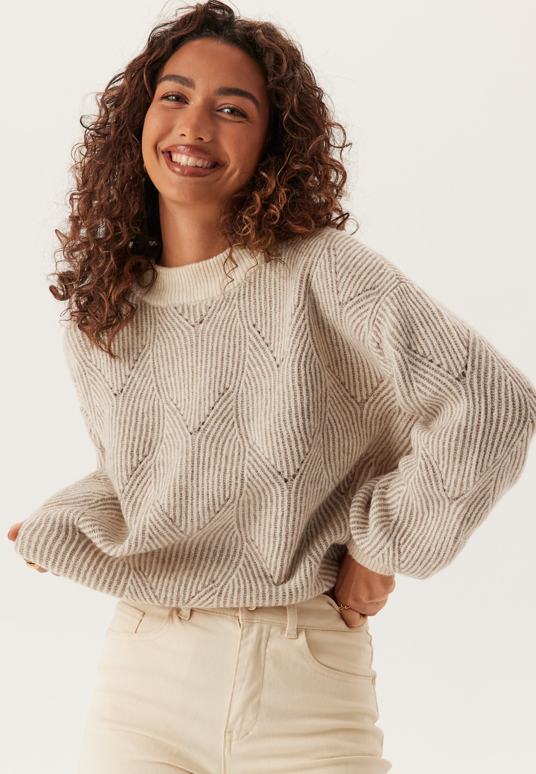PIECES Pcjenna LS O-neck knit