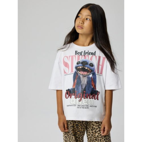 NAME IT T-shirt Adana Stitch Bright White