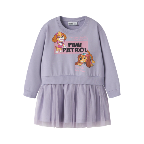 NAME IT Sweat Kjole Arra Paw Patrol Heirloom Lilac