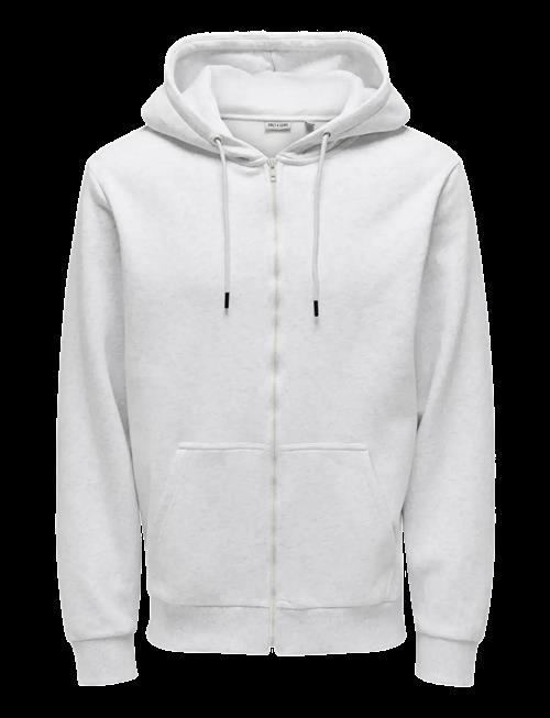 ONLY & SONS | Onsceres Zip Thr. Hoodie Sweat Noos | L