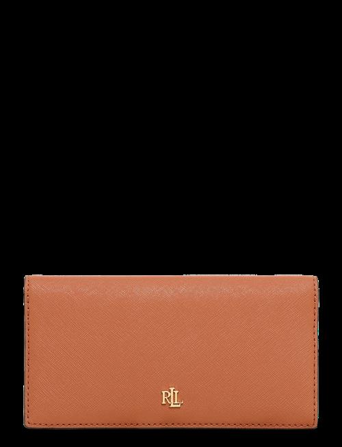 Lauren Ralph Lauren | Crosshatch Leather-Slim Wallet-Wlt- | ONE SIZE