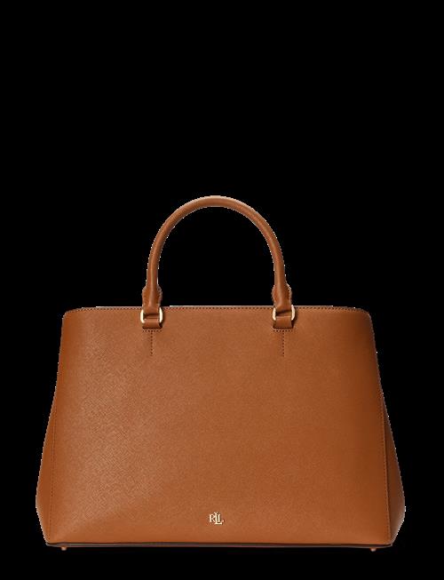 Lauren Ralph Lauren | Crosshatch Leather Large Hanna Satchel | ONE SIZE