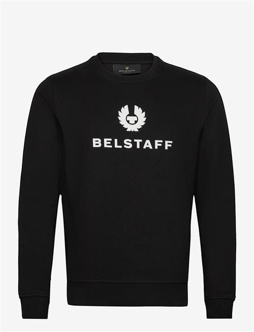Belstaff | Belstaff Signature Crewneck Sweatshirt Black / Off White | XXL