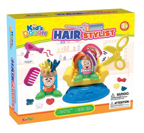 Kid's Dough Play Dough Hårstudio  Multi-Onesize  Gul  One Size 3+ Years Drenge, Piger