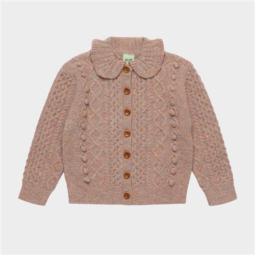 FUB Lambswool Aran Cardigan Tivoli Tivoli 100 cm  Lyserød  100 cm  Piger