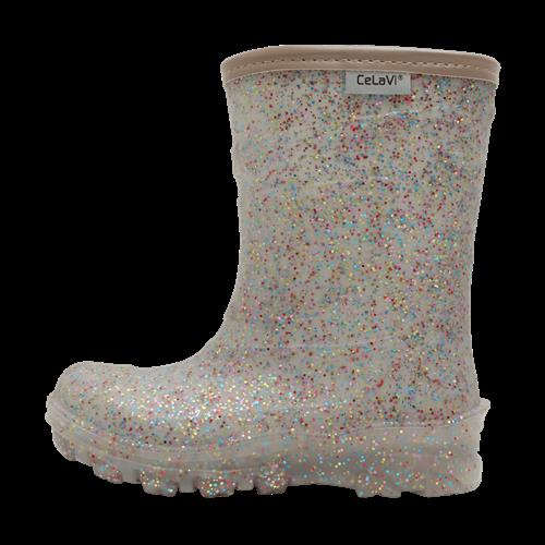 Celavi Thermal Wellies TPR - Embossed Silver Silver-28 EU  Grå  28 EU
