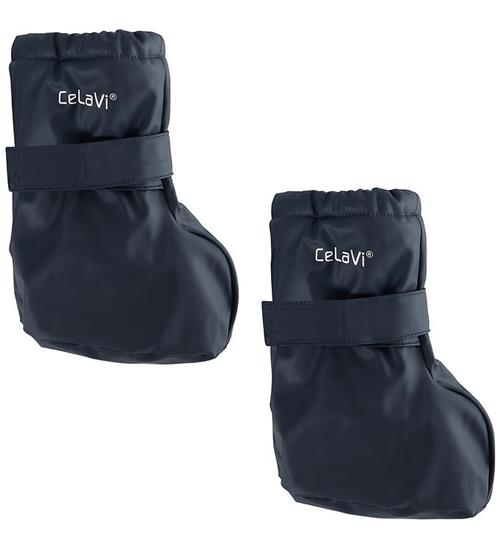 CeLaVi Overtrækssko m. Vattering - PU - Navy