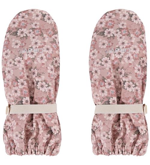 CeLaVi Luffer m. Fleece - PU - Shadow Gray m. Blomster