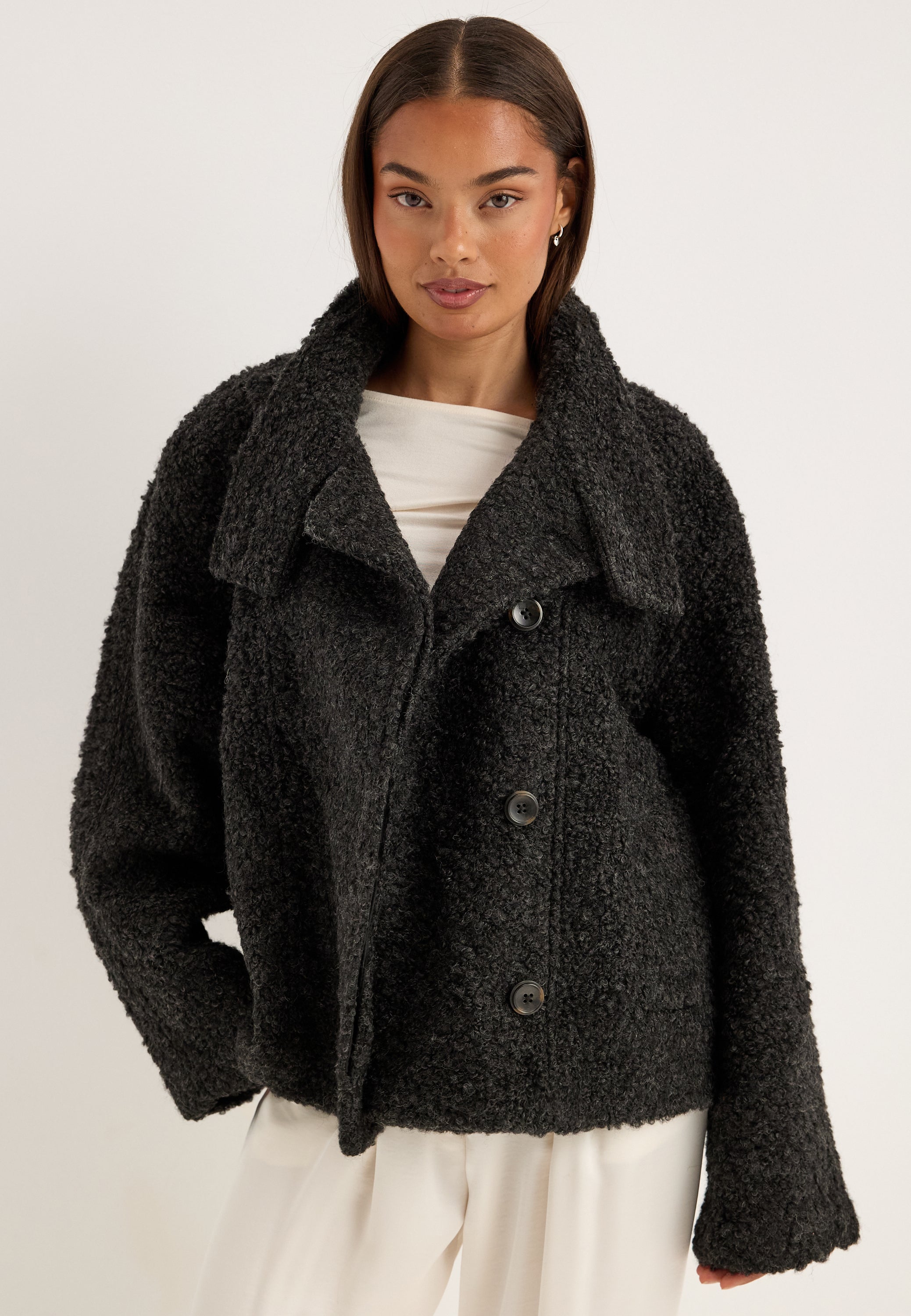 OBJECT Objdiola L/S SHORT JACKET