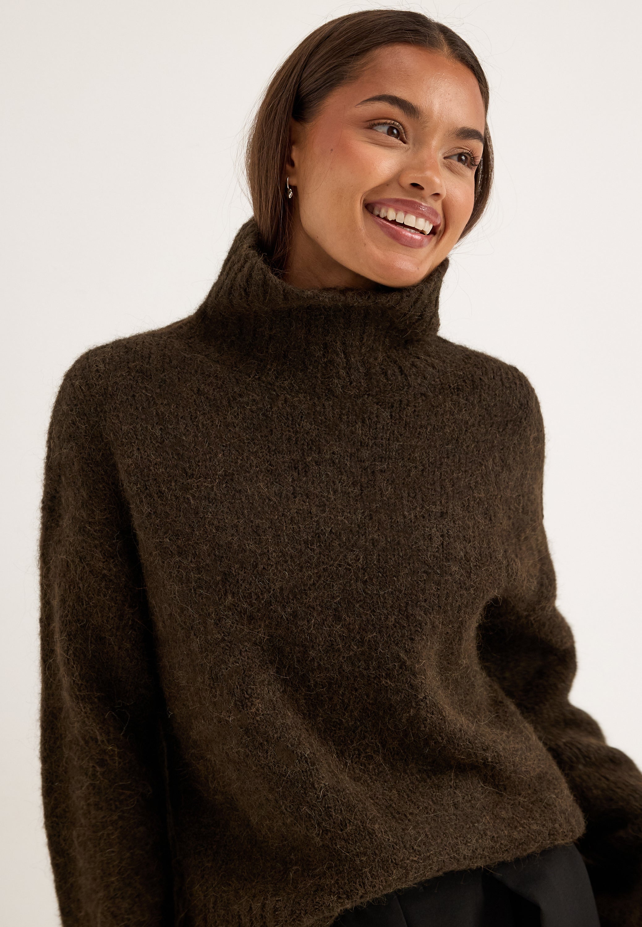 SELECTED Slwgabriella Ls Knit High Neck