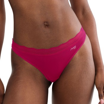 Sloggi Trusser 2P GO Blush String Rosa polyamid Large Dame