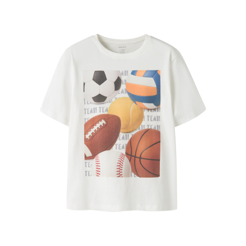 NAME IT T-shirt Voto Cloud Dancer Team