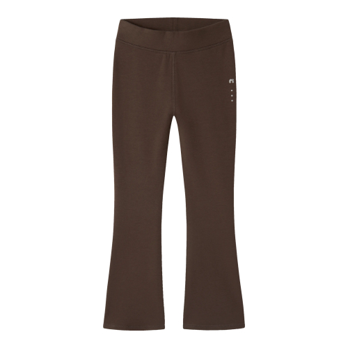 NAME IT Fleece Bootcut Sports Bukser Teagan Chocolate Martini