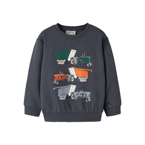 NAME IT Sweatshirt Vimo Ombre Blue Tractors
