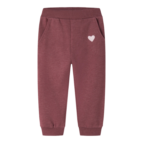 NAME IT Sweatpants Vima Wild Ginger Heart Embroidery