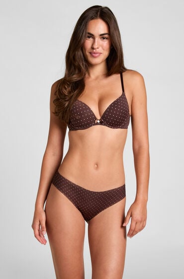 Hunkemöller Usynlig brasiliansk trusse Brun