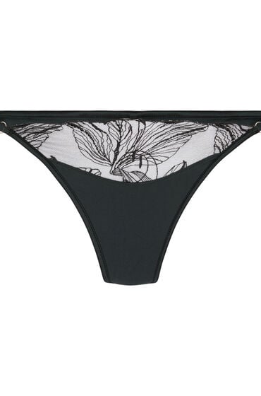 Hunkemöller Stringtrusse med høj benudskæring Ellen Sort