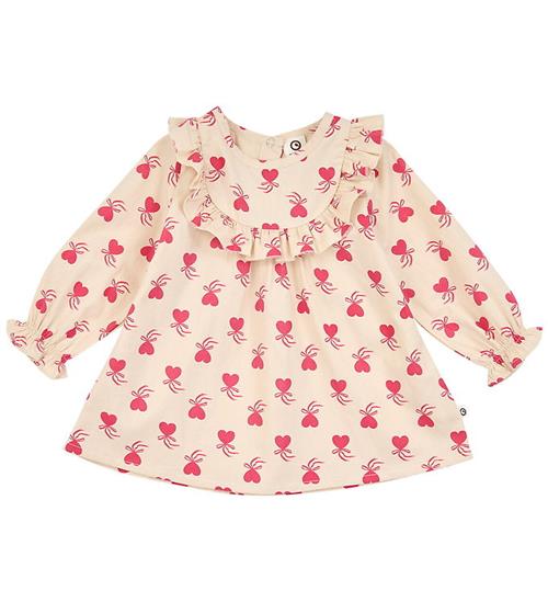Müsli Kjole l/æ - Baby - Love Letter - Oak/Rouge Red