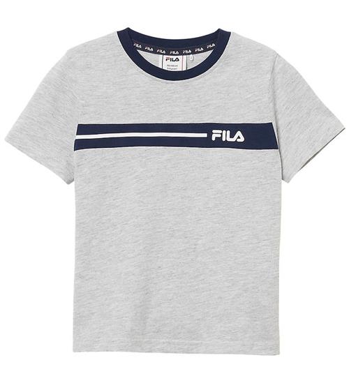 Fila T-shirt - Faverga - Regular Graphic - Light Grey Melange