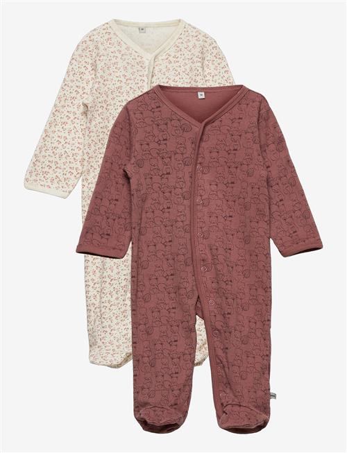 Pippi | Nightsuit W/F -Buttons 2-Pack | 80