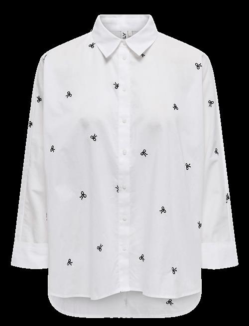 ONLY | Onlnew Lina Grace Ls Emb Shirt Noos Wvn | M