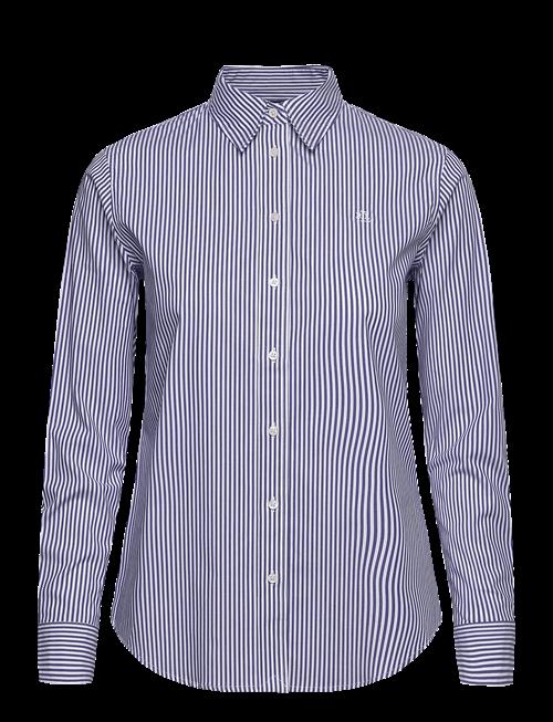 Lauren Ralph Lauren | Classic Fit Striped Cotton Shirt | XL