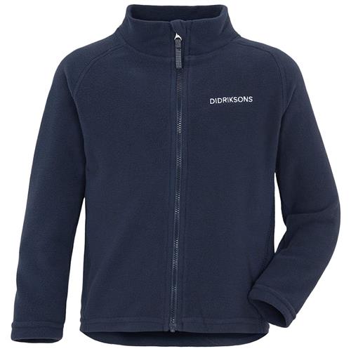 Didriksons Monte Kids Fleecejakke Navyblå Navy-140 cm  Marineblå  140 cm  Drenge, Piger