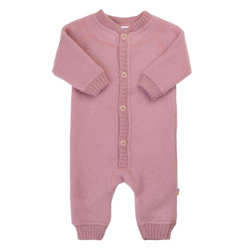 Joha Jumpsuit I Uld Old Rose  Old Rose-80 cm Uld Lyserød  80 cm  Piger