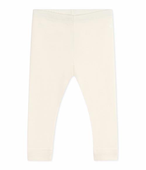 Petit Bateau Leggings Milk Milk 1 Y  Hvid  1 år  Drenge