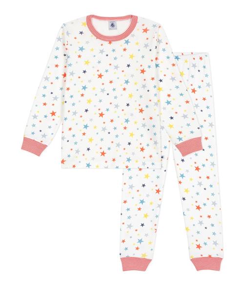 Petit Bateau Baby Pajamas Marshmallow Multicolor Marshmallow Multicolor 5 Y  Hvid  5 år  Drenge