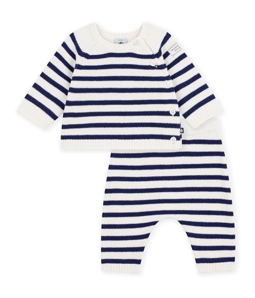 Petit Bateau 2-delt Babysæt Marshmallow Soir  Marshmallow Soir 1 Y  Hvid  1 år  Drenge, Piger