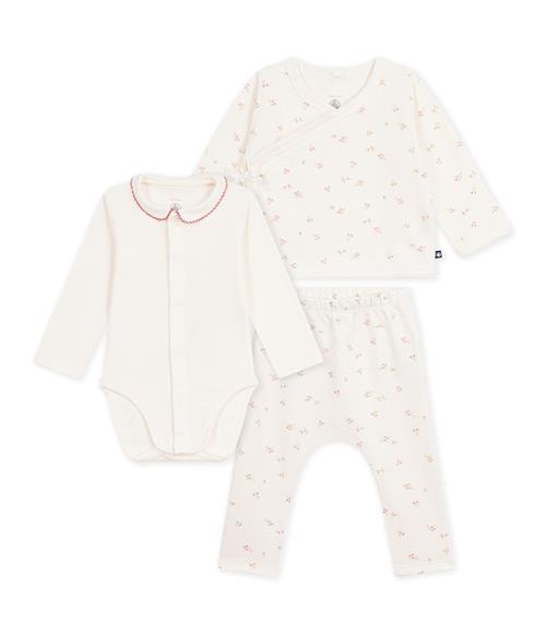 Petit Bateau 2-delt Babysæt Milk Multicolor  Milk Multicolor 1 Y  Hvid  1 år  Piger