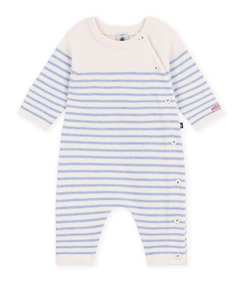 Petit Bateau Hele Dragt Milk Polaire  Milk Polaire 6 Months  Hvid  6 måneder  Drenge, Piger