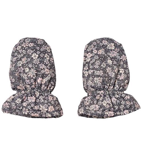 Wheat Luffer - Baby - Muffu - Dark Charcoal Flowers