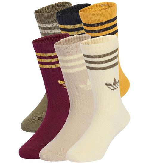 adidas Originals Strømper - 6-pak - Maroon/Preloved Yellow/Warm