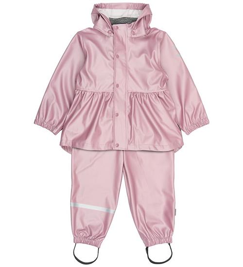 Mikk-Line Regntøj m/u Seler - PU - Metallic - Mauve Shadows