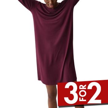 Triumph Amourette NDK LSL Nightdress Mørkelilla modal fibre 44 Dame