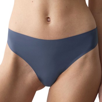 Triumph Trusser Body Make-Up Illusion Lace Highleg Tai Indigoblå 38 Dame