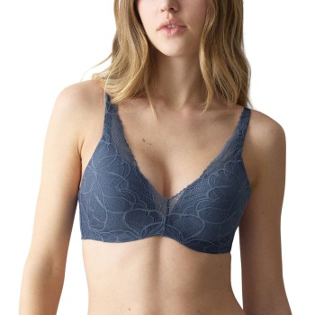 Triumph BH Body Make-Up Illusion Lace WP Indigoblå B 75 Dame
