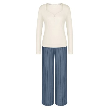 Triumph Elevated Sets PK LSL 01 Hvid/Blå bomuld 46 Dame